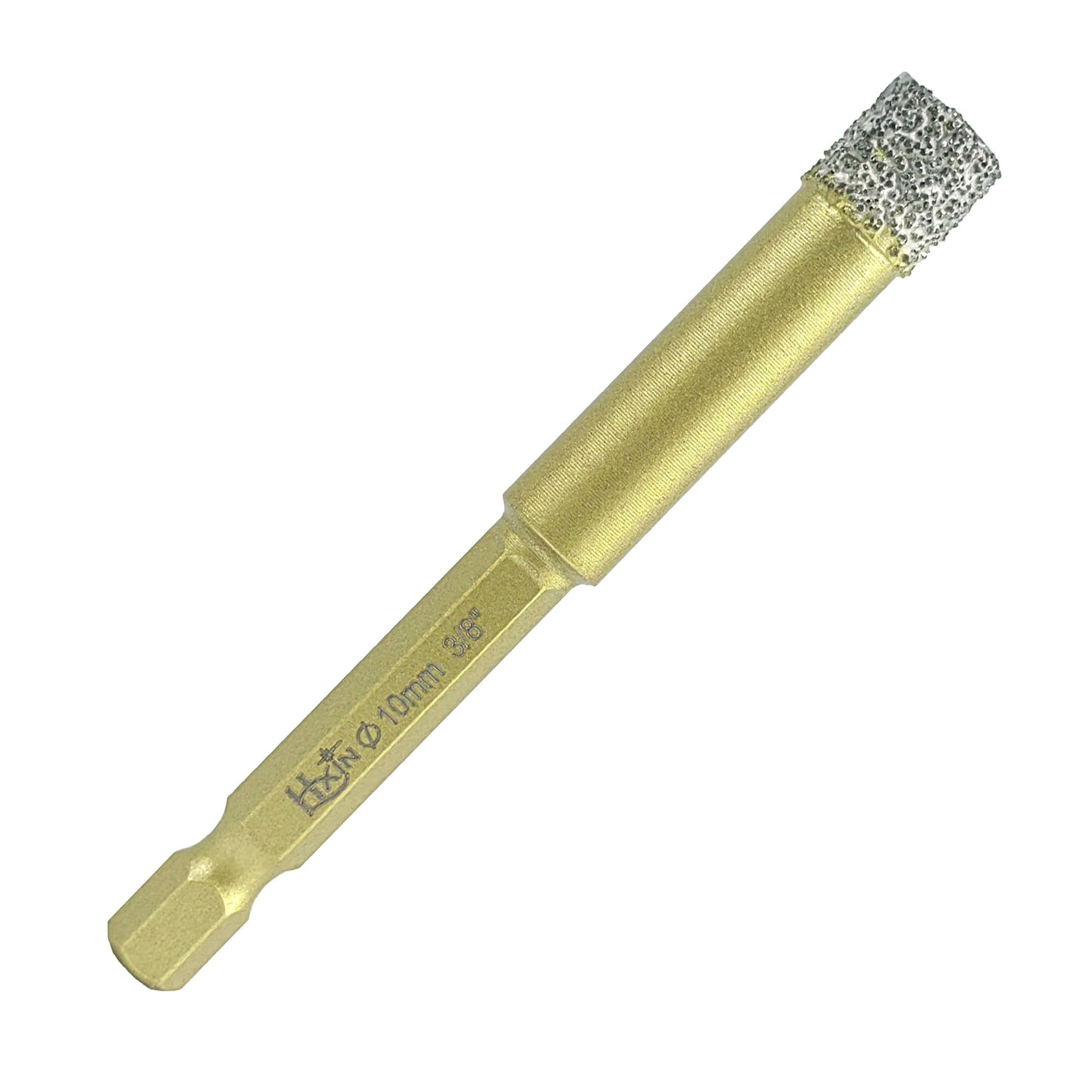 HXIN Vacuum Brazed Diamond Drill Bits With Hexagonal E6.3mm Quick-fit Shank for Porcelain, Ceramic, Tiles, Marble