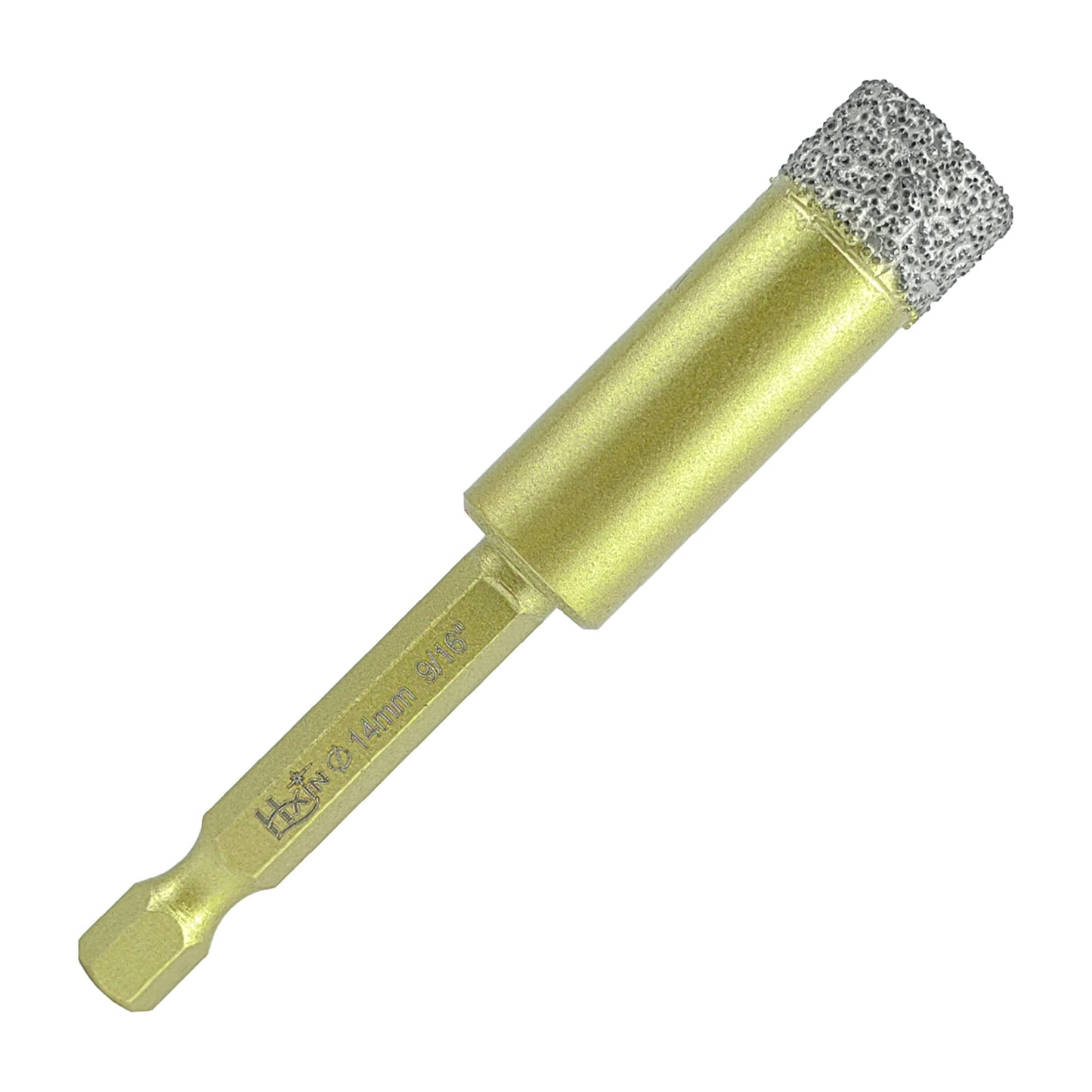 HXIN Vacuum Brazed Diamond Drill Bits With Hexagonal E6.3mm Quick-fit Shank for Porcelain, Ceramic, Tiles, Marble