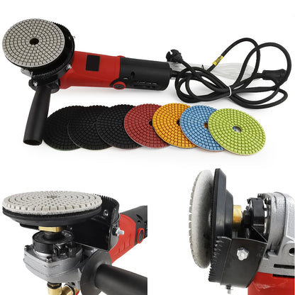 HXIN 4 inch Resin Bond Diamond Wet Polishing Pads for Granite Marble Ceramic