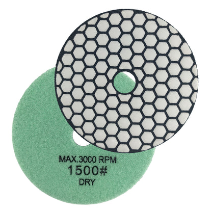 HXIN 4 inch Resin Bond Diamond Dry Polishing Pads for Granite Marble Ceramic