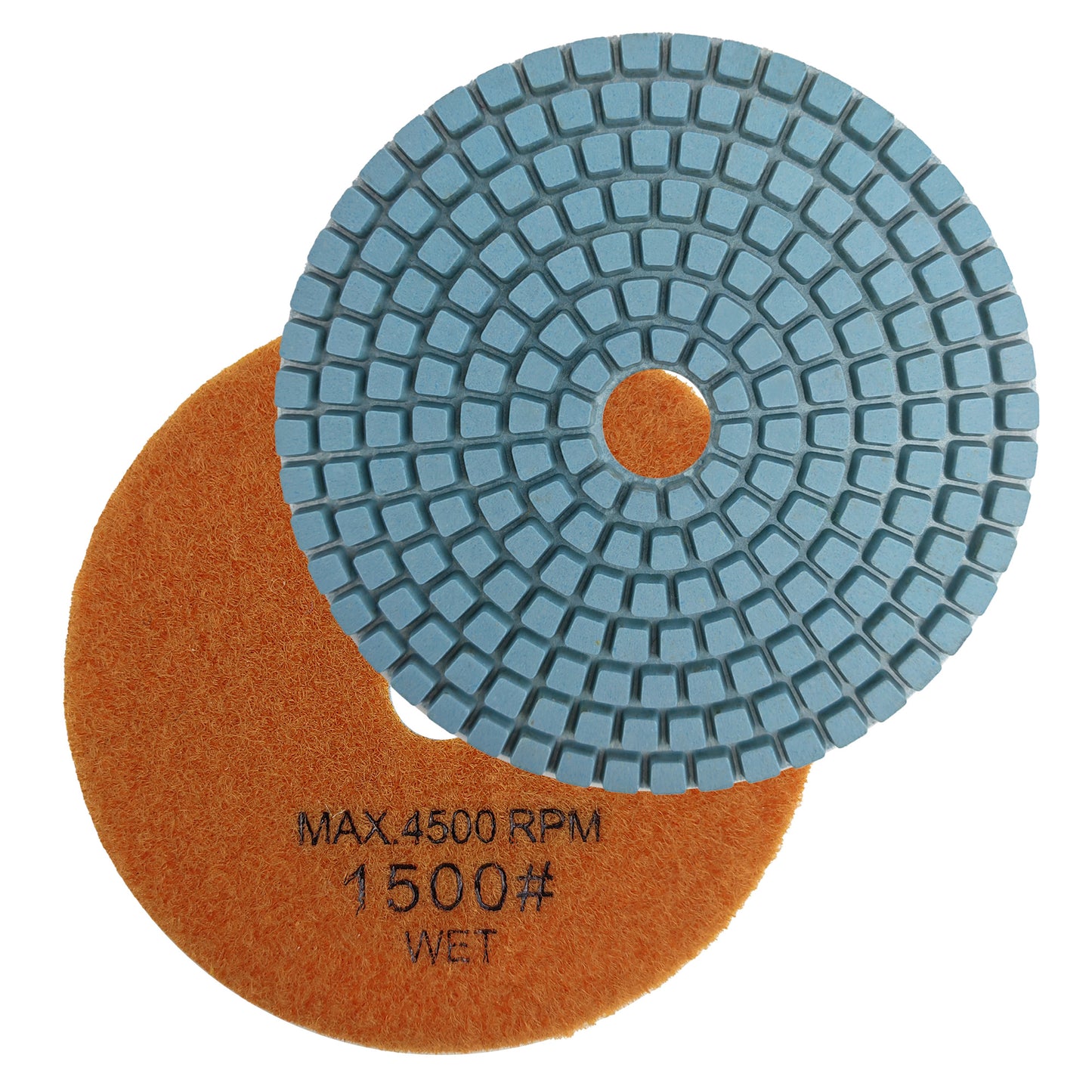 HXIN 4 inch Resin Bond Diamond Wet Polishing Pads for Granite Marble Ceramic