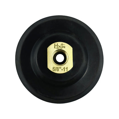 HXIN Rubber Backer Pads with 5/8’’-11 Thread for 4’’ Diamond Polishing Pads