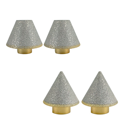 2pcs/set HXIN Vacuum Brazed Diamond Chamfering Bit For Beveling Holes On Marble Tile Ceramic