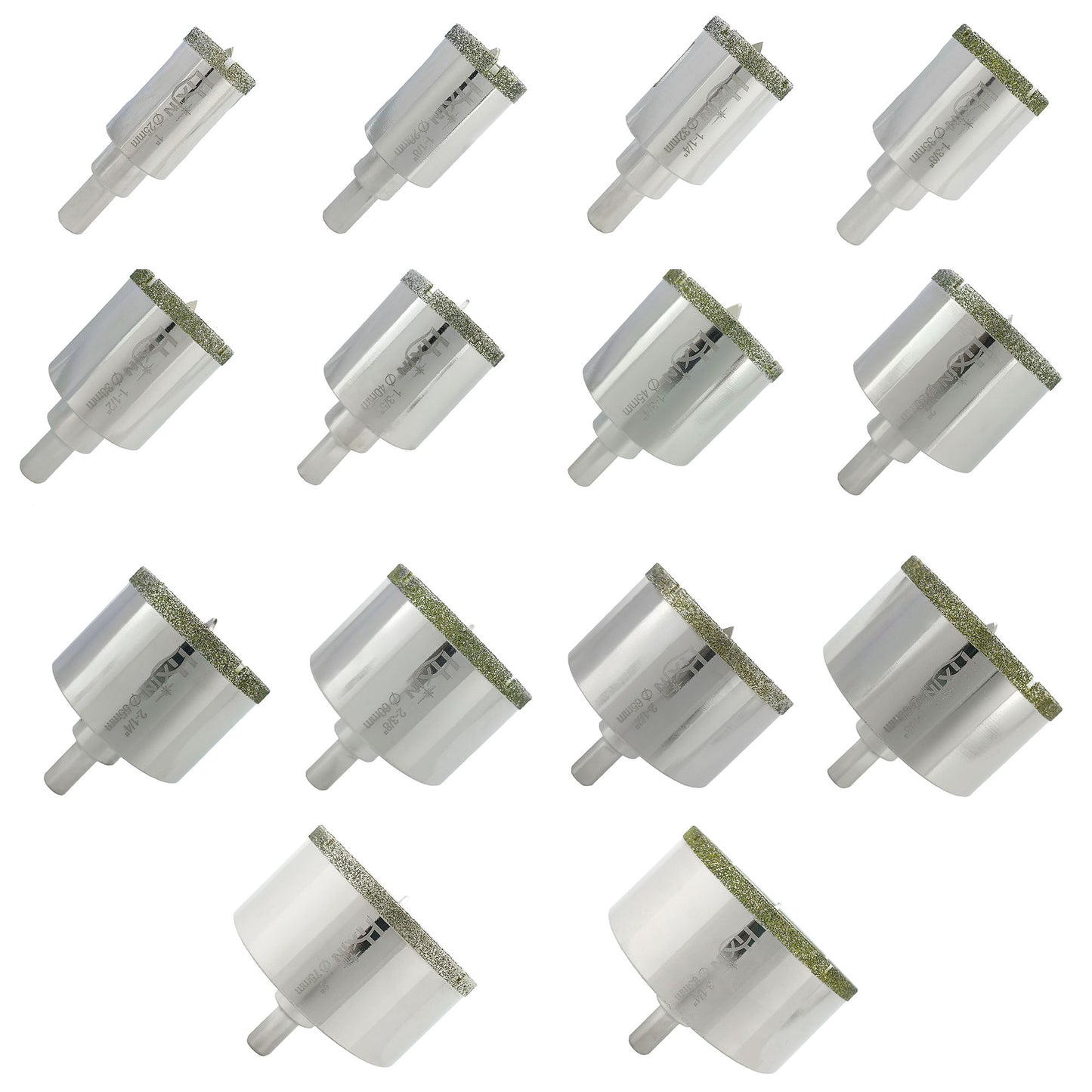 HXin Electroplated Diamond Core Drill Bits with Triangular Shank for Porcelain Tile Marble Stone Masonry
