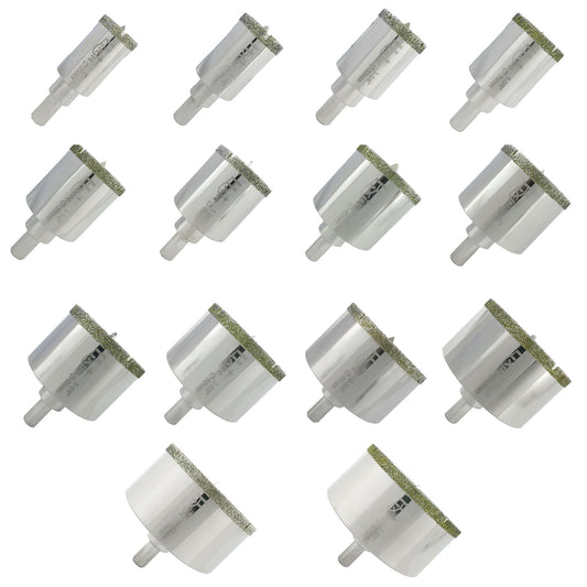 HXin Electroplated Diamond Core Drill Bits with Triangular Shank for Porcelain Tile Marble Stone Masonry