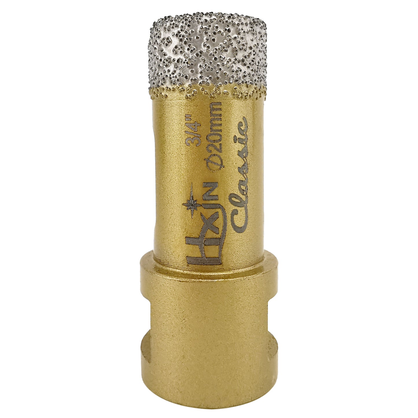 Classic HXIN Vacuum Brazed Diamond Core Drill Bits with 5/8''-11 thread for Porcelain Tile Marble Stone Masonry