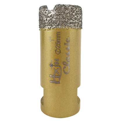 Classic HXIN Vacuum Brazed Diamond Core Drill Bits with 5/8''-11 thread for Porcelain Tile Marble Stone Masonry