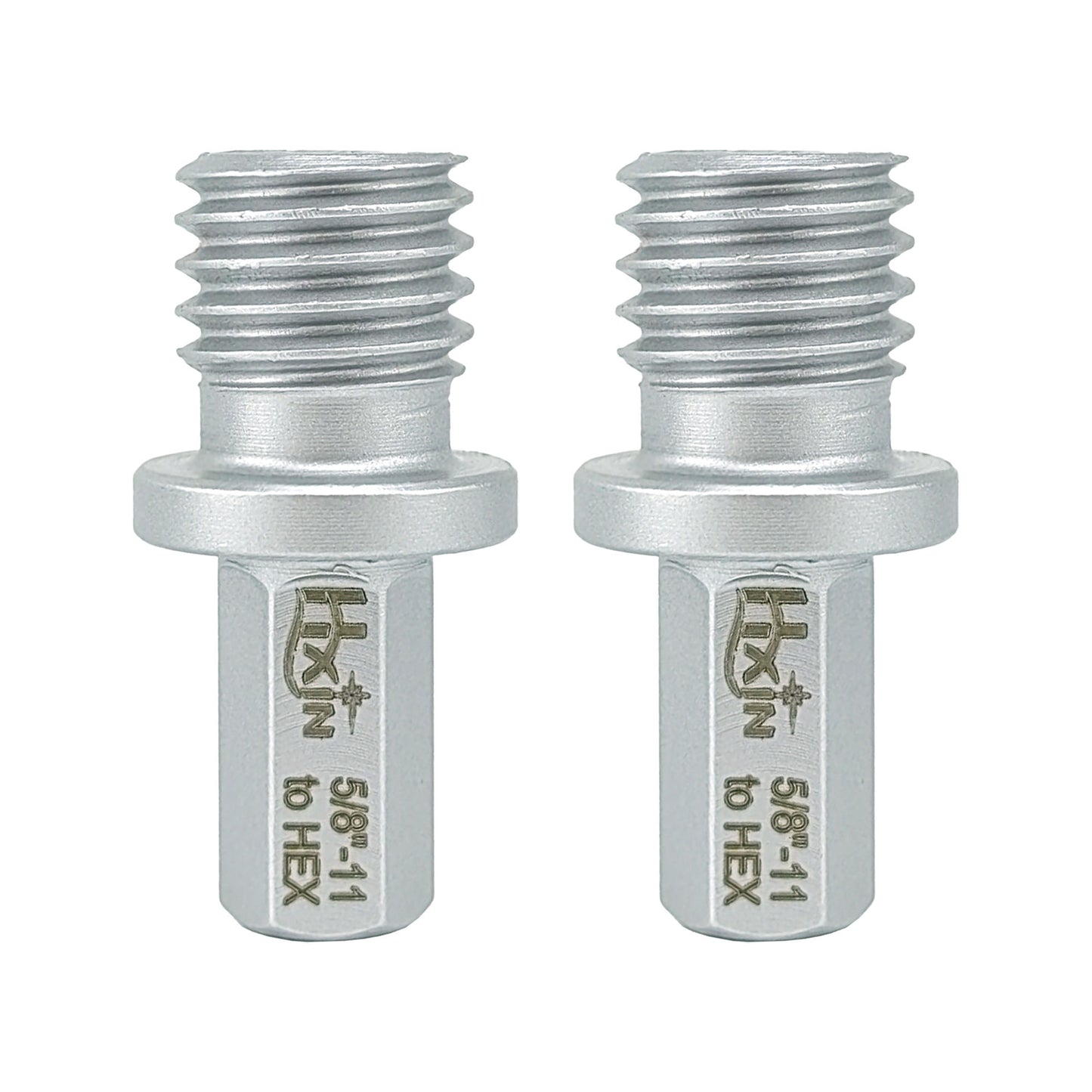 2pcs/set HXIN Core Drill Bit Adapter 5/8-11 thread to 3/8" Hexagon Shank