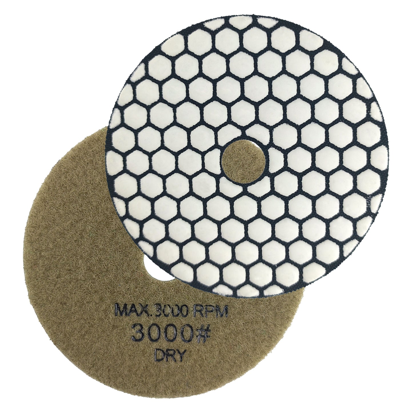 HXIN 4 inch Resin Bond Diamond Dry Polishing Pads for Granite Marble Ceramic