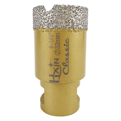 Classic HXIN Vacuum Brazed Diamond Core Drill Bits with 5/8''-11 thread for Porcelain Tile Marble Stone Masonry