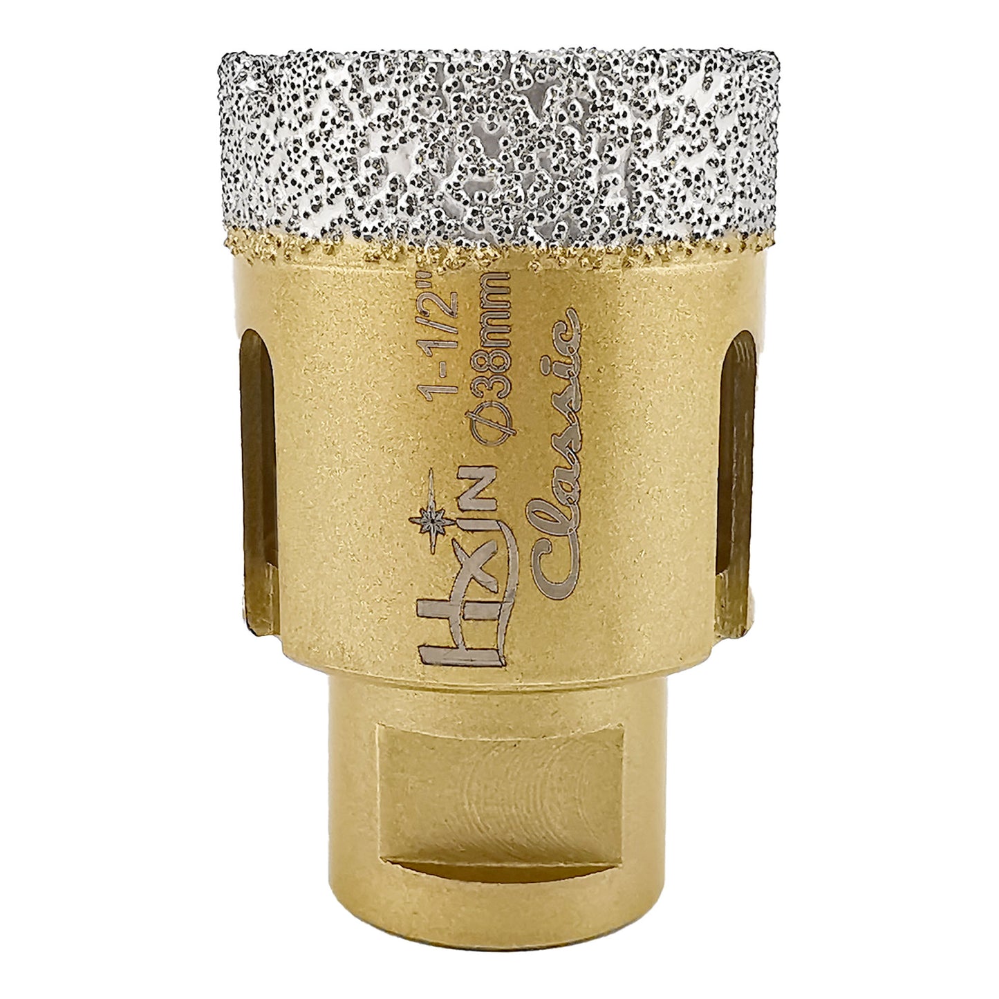 Classic HXIN Vacuum Brazed Diamond Core Drill Bits with 5/8''-11 thread for Porcelain Tile Marble Stone Masonry