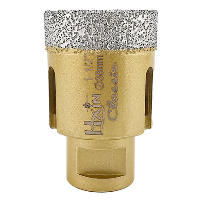 Classic HXIN Vacuum Brazed Diamond Core Drill Bits with 5/8''-11 thread for Porcelain Tile Marble Stone Masonry