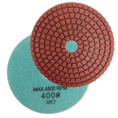 HXIN 4 inch Resin Bond Diamond Wet Polishing Pads for Granite Marble Ceramic