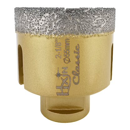 Classic HXIN Vacuum Brazed Diamond Core Drill Bits with 5/8''-11 thread for Porcelain Tile Marble Stone Masonry