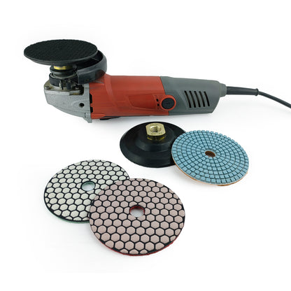 HXIN Rubber Backer Pads with 5/8’’-11 Thread for 4’’ Diamond Polishing Pads