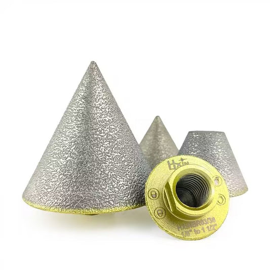 HXIN Vacuum Brazed Diamond Chamfering Bit For Beveling Holes On Marble Tile Ceramic
