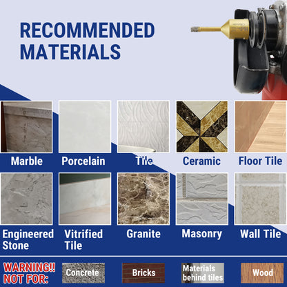 Classic HXIN Vacuum Brazed Diamond Core Drill Bits with 5/8''-11 thread for Porcelain Tile Marble Stone Masonry