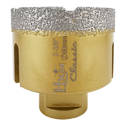 Classic HXIN Vacuum Brazed Diamond Core Drill Bits with 5/8''-11 thread for Porcelain Tile Marble Stone Masonry