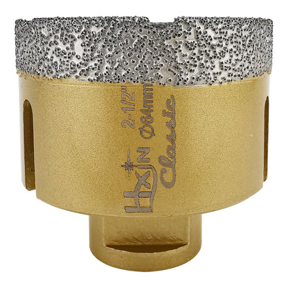 Classic HXIN Vacuum Brazed Diamond Core Drill Bits with 5/8''-11 thread for Porcelain Tile Marble Stone Masonry