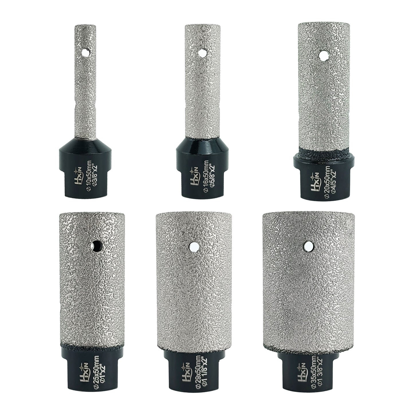 HXIN Vacuum Brazed Diamond Finger Bits 5/8-11 for Porcelain Hard Ceramic Marble Enlarging Holes
