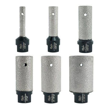 HXIN Vacuum Brazed Diamond Finger Bits 5/8-11 for Porcelain Hard Ceramic Marble Enlarging Holes