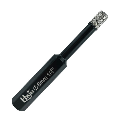 HXIN Vacuum Brazed Diamond Drill Bits With Hexagonal Shank for Marble, Ceramic, Tile, Porcelain