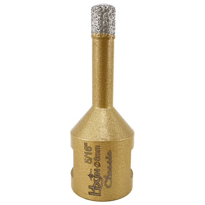 Classic HXIN Vacuum Brazed Diamond Core Drill Bits with 5/8''-11 thread for Porcelain Tile Marble Stone Masonry