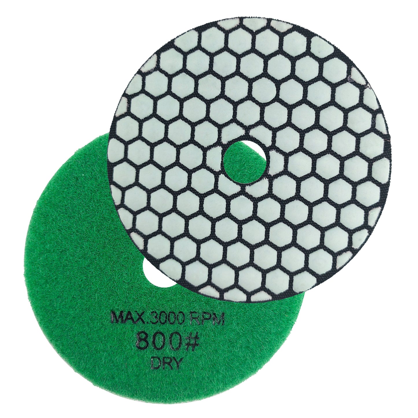 HXIN 4 inch Resin Bond Diamond Dry Polishing Pads for Granite Marble Ceramic