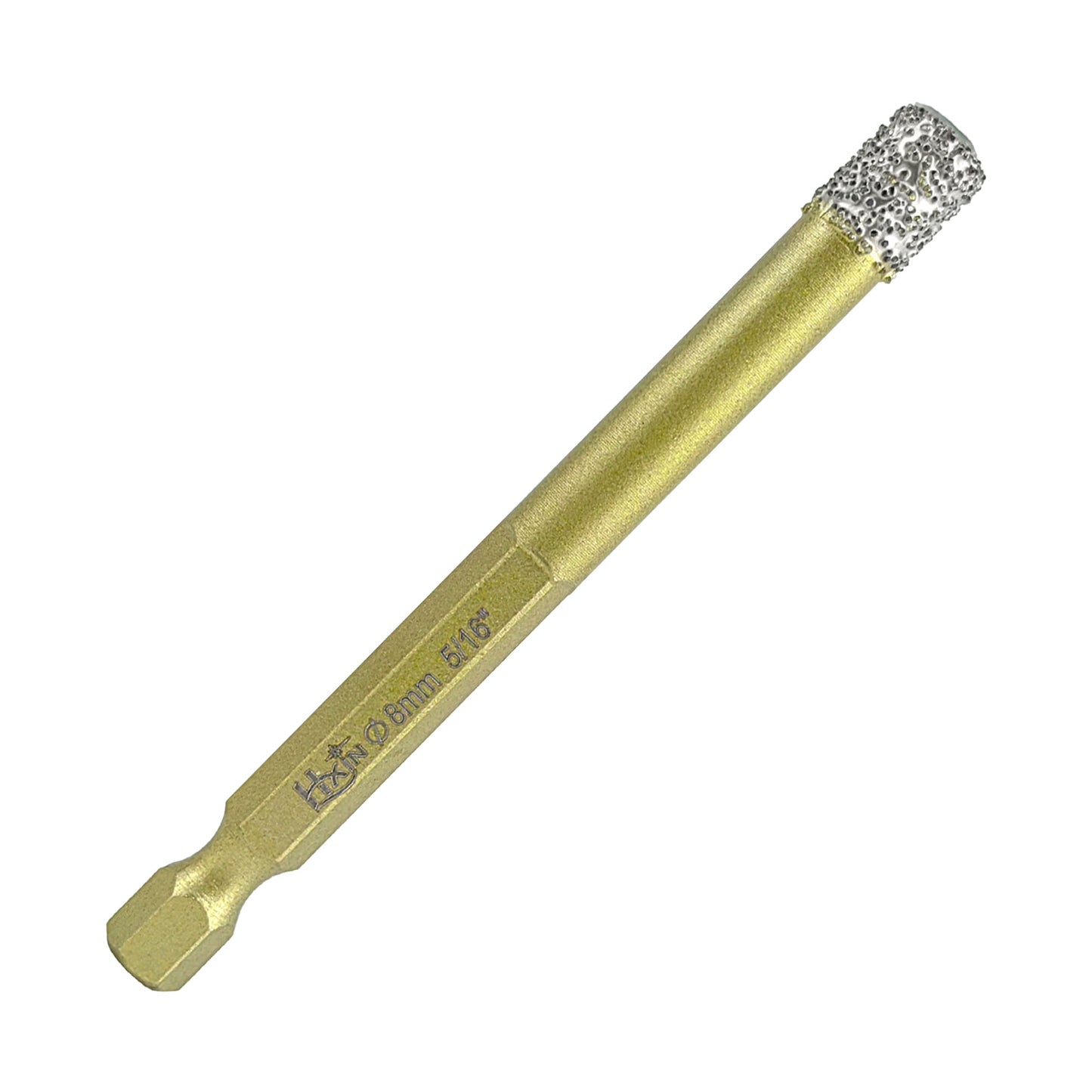 HXIN Vacuum Brazed Diamond Drill Bits With Hexagonal E6.3mm Quick-fit Shank for Porcelain, Ceramic, Tiles, Marble