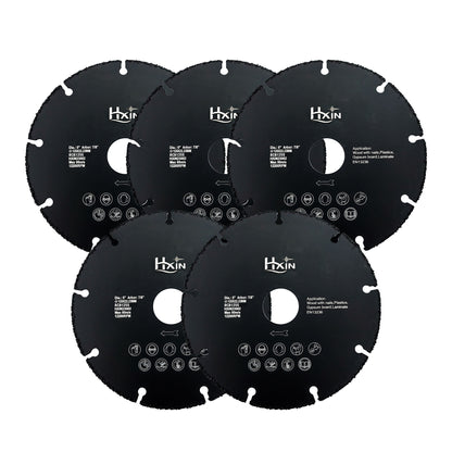 HXin Vacuum Brazed Dry Cutting Carbide Blades For wood, wood with nails, aluminium tube, copper tube, plastic, plaster