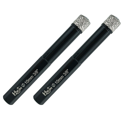 2pcs/set HXIN Vacuum Brazed Diamond Drill Bits With Hexagonal Shank for Marble, Ceramic, Tile, Porcelain