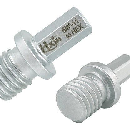 2pcs/set HXIN Core Drill Bit Adapter 5/8-11 thread to 3/8" Hexagon Shank