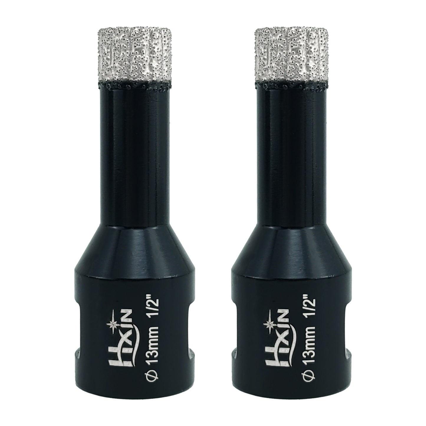 2pcs/set Professional HXIN Vacuum Brazed Diamond Core Drill Bits with 5/8’’-11 Thread for Marble Porcelain Tile Ceramic Masonry