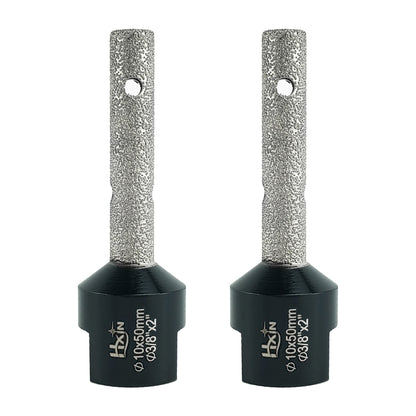 2pcs/set HXIN Vacuum Brazed Diamond Finger Bits 5/8-11 for Porcelain Hard Ceramic Marble Enlarging Holes