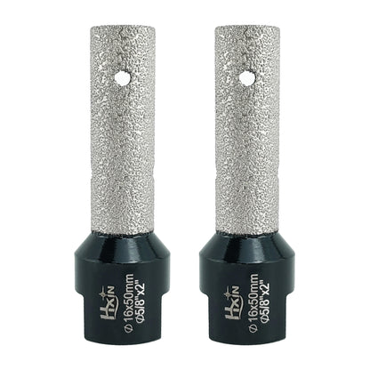 2pcs/set HXIN Vacuum Brazed Diamond Finger Bits 5/8-11 for Porcelain Hard Ceramic Marble Enlarging Holes