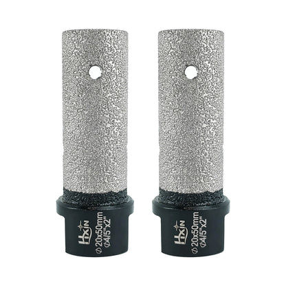 2pcs/set HXIN Vacuum Brazed Diamond Finger Bits 5/8-11 for Porcelain Hard Ceramic Marble Enlarging Holes