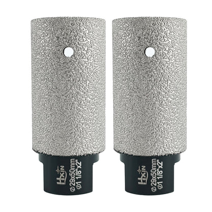 2pcs/set HXIN Vacuum Brazed Diamond Finger Bits 5/8-11 for Porcelain Hard Ceramic Marble Enlarging Holes