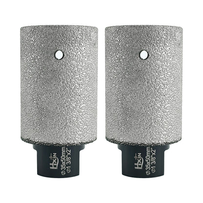 2pcs/set HXIN Vacuum Brazed Diamond Finger Bits 5/8-11 for Porcelain Hard Ceramic Marble Enlarging Holes