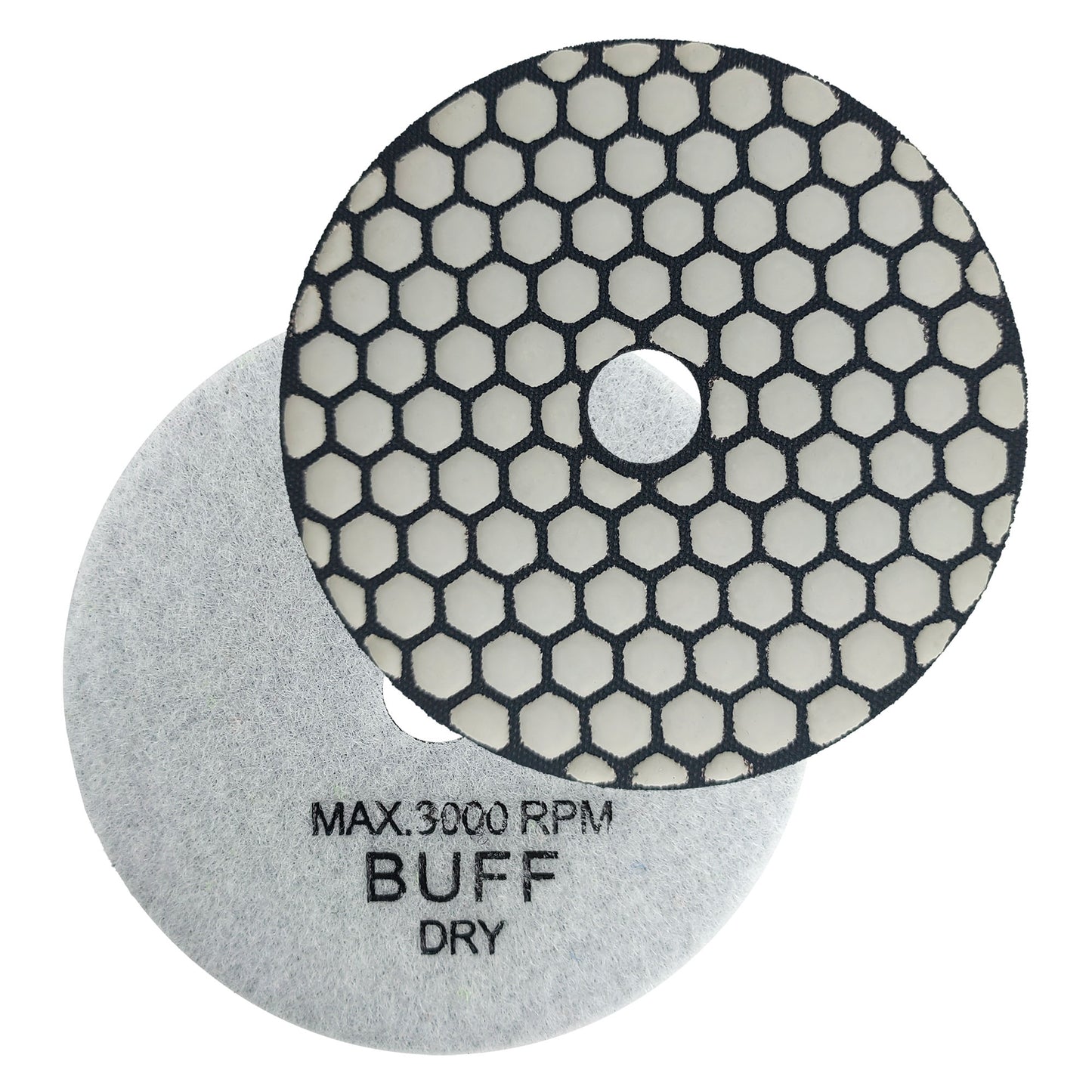 HXIN 4 inch Resin Bond Diamond Dry Polishing Pads for Granite Marble Ceramic