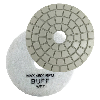 HXIN 4 inch Resin Bond Diamond Wet Polishing Pads for Granite Marble Ceramic