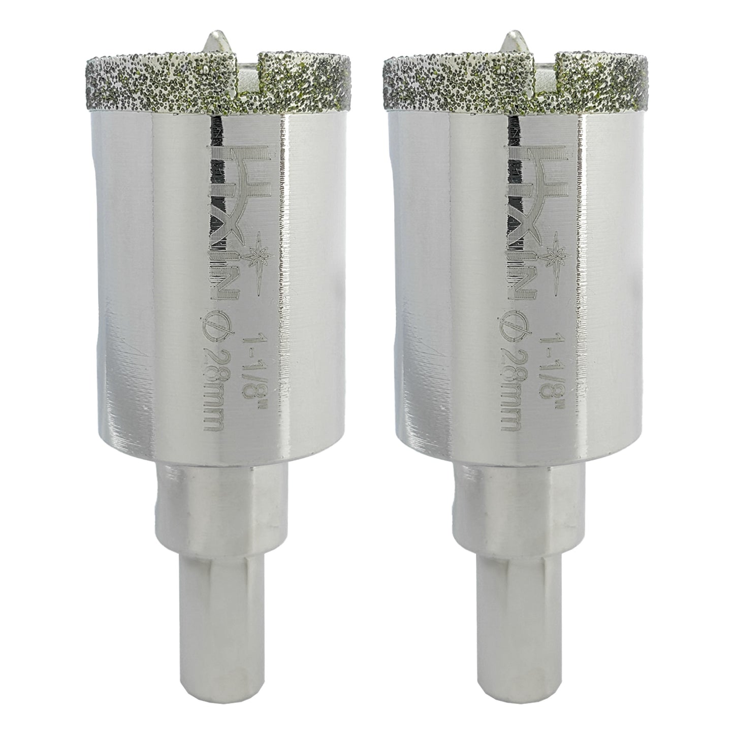 HXin Electroplated Diamond Core Drill Bits with Triangular Shank for Porcelain Tile Marble Stone Masonry