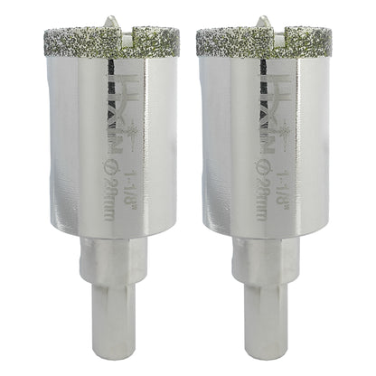 HXin Electroplated Diamond Core Drill Bits with Triangular Shank for Porcelain Tile Marble Stone Masonry