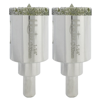 HXin Electroplated Diamond Core Drill Bits with Triangular Shank for Porcelain Tile Marble Stone Masonry