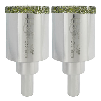 HXin Electroplated Diamond Core Drill Bits with Triangular Shank for Porcelain Tile Marble Stone Masonry