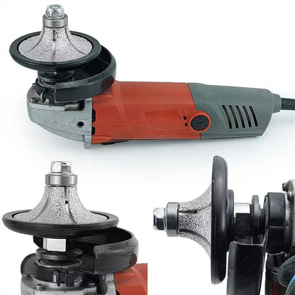 HXin Vacuum Brazed Diamond Hand Profiling Wheel Diamond Router Bits with 5/8-11 thread for marble, stone,