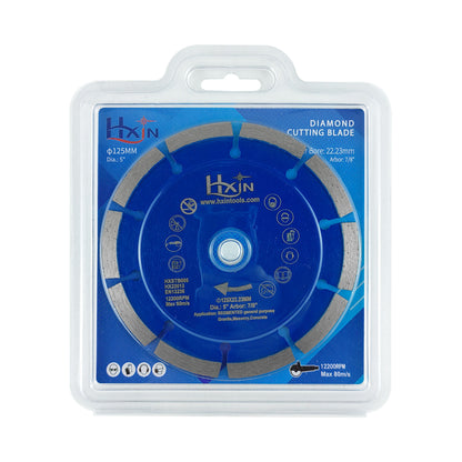 HXIN General Purpose Sintered Segmented Diamond Saw Blade for Granite, Masonry, Concrete