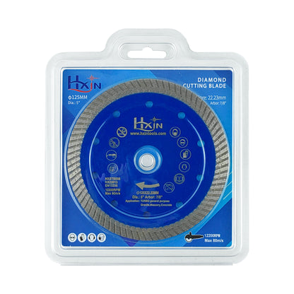 HXIN Turbo Sintered Diamond Saw Blade for Ceramic Tile Granite Marble Masonry Stone