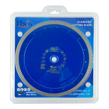 HXIN Turbo Sintered Diamond Saw Blade for Ceramic Tile Granite Marble Masonry Stone