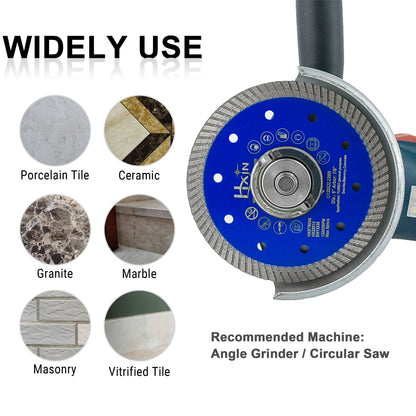 HXIN Turbo Sintered Diamond Saw Blade for Ceramic Tile Granite Marble Masonry Stone