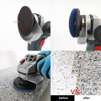 HXIN 4 inch Resin Bond Diamond Dry Polishing Pads for Granite Marble Ceramic